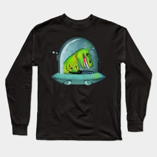 dinosaurs love Alien Long Sleeve T-Shirt